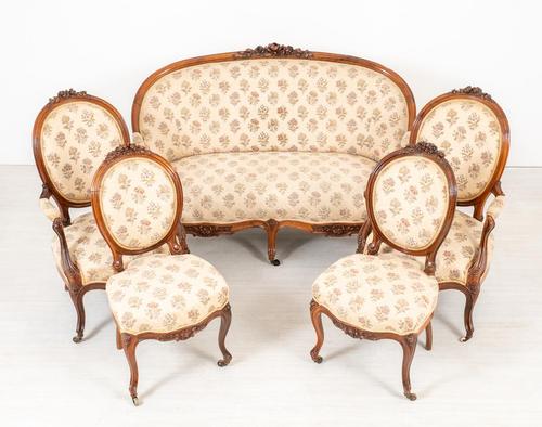 Victorian Rosewood Parlour Suite (1 of 23)