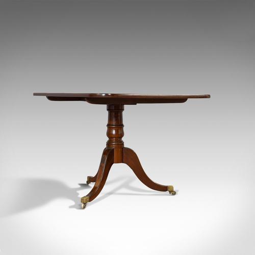 Antique Breakfast Table, English, Mahogany, Tilt Top, Dining, Regency, C.1820 (1 of 10)