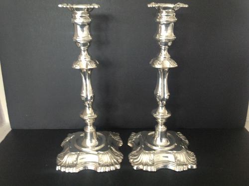 Pair of Antique Victorian Silver Candlesticks - 1898 (1 of 7) Pair of Antique Victorian Silver Candlesticks - 1898 (1 of 7)