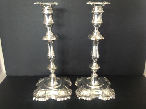 Pair of Antique Victorian Silver Candlesticks - 1898 (1 of 7)