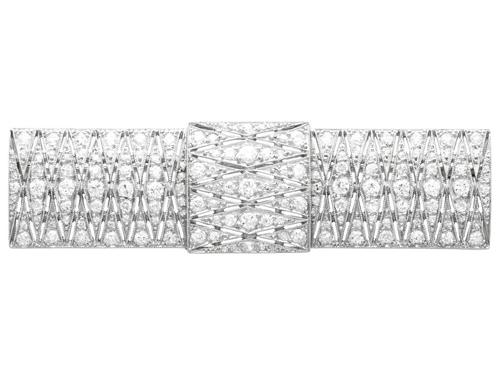 3.05ct Diamond & Platinum Brooch - Art Deco - Antique c.1915 (1 of 9) 3.05ct Diamond & Platinum Brooch - Art Deco - Antique c.1915 (1 of 9)