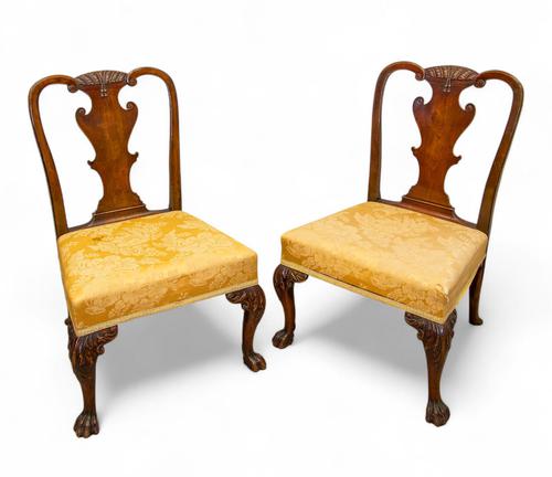 A Fine Pair of 18th Century Antique Side Chairs (1 of 9)
