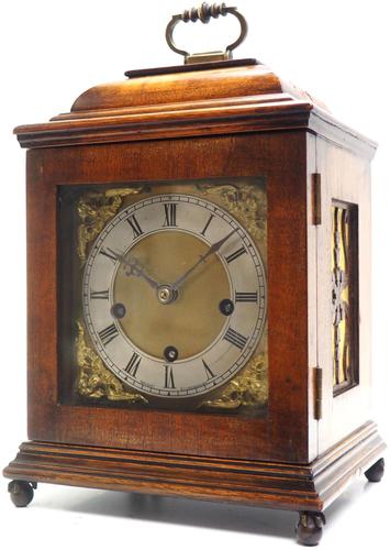 Miniature Lenzkirch Chiming Mantel Clock German Westminster Chime Bracket Clock (1 of 13)