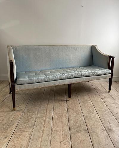 Fine George III Mahogany Settee (1 of 9)