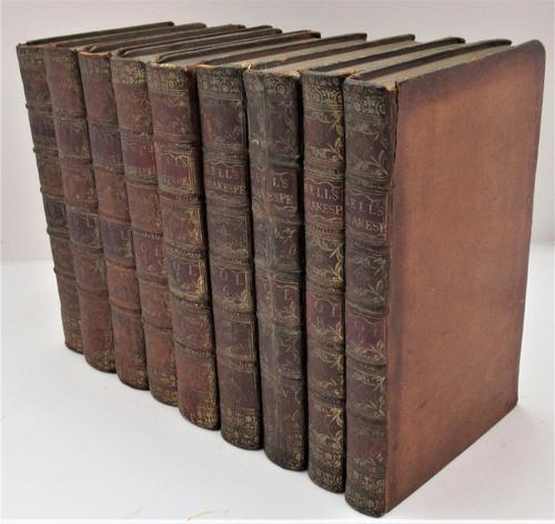 Bell's Edition of Shakespeare's Plays, 9 Volumes Complete, 1774 (1 of 10)