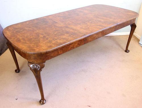 Quality Antique Burr Walnut Dining Table (1 of 14) Quality Antique Burr Walnut Dining Table (1 of 14)