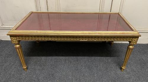 French Gilt Bijouterie Cabinet Coffee Table (1 of 15) French Gilt Bijouterie Cabinet Coffee Table (1 of 15)
