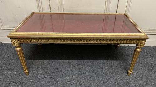 French Gilt Bijouterie Cabinet Coffee Table (1 of 15)