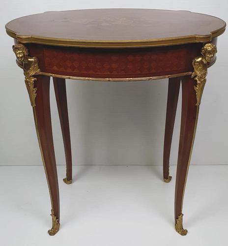Early 20th Century Marquetry Inlaid Mahogany Table (1 of 5) Early 20th Century Marquetry Inlaid Mahogany Table (1 of 5)