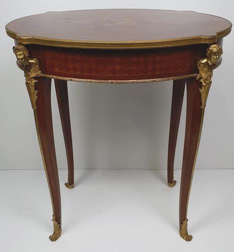 Early 20th Century Marquetry Inlaid Mahogany Table (1 of 5)