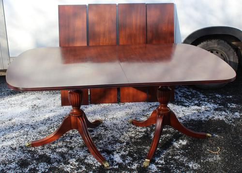 1960s Mahogany Dend Dining Table with 4 Leaves (1 of 4)