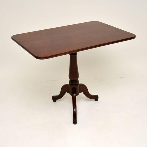 Antique Georgian Solid Mahogany Tilt Top Table (1 of 12) Antique Georgian Solid Mahogany Tilt Top Table (1 of 12)