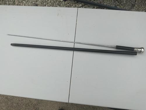Gentleman’s Walking Stick Sword Stick with Silver Topped Handle (1 of 1) Gentleman’s Walking Stick Sword Stick with Silver Topped Handle (1 of 1)