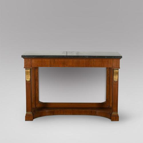 A Granite Topped Console Table (1 of 4) A Granite Topped Console Table (1 of 4)