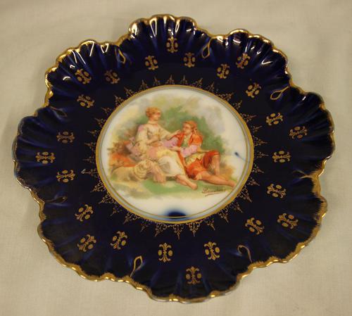 Austrian Decorated Cabinet Plate (1 of 4) Austrian Decorated Cabinet Plate (1 of 4)