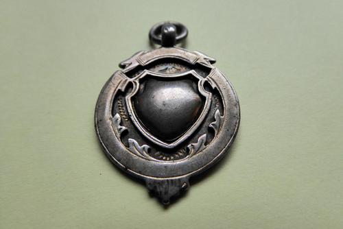 Silver Shield Pendant Fob 1937 (1 of 1) Silver Shield Pendant Fob 1937 (1 of 1)