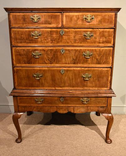 George II Walnut Chest on Stand (1 of 12)