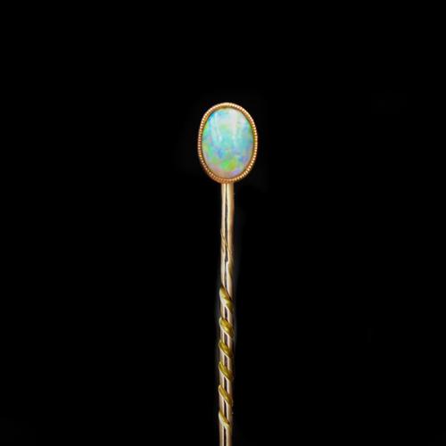 Boxed Antique Natural Opal 9ct 9K Yellow Gold Stick Pin Brooch (1 of 9) Boxed Antique Natural Opal 9ct 9K Yellow Gold Stick Pin Brooch (1 of 9)