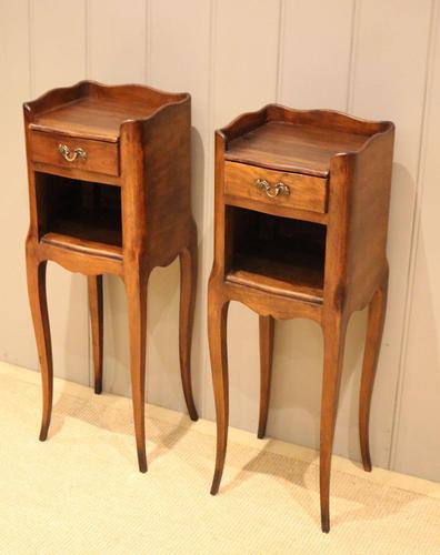 Pair of Small Proportioned Cherrywood Bedside Cabinets (1 of 10)