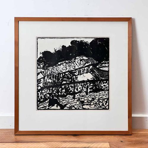 Vintage Woodcut Print by Stan Dobbin (1 of 7) Vintage Woodcut Print by Stan Dobbin (1 of 7)