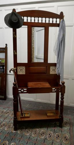 Victorian Mahogany Hall Stand (1 of 7)