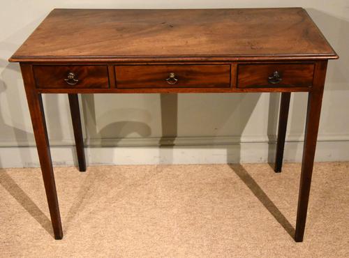 George III Mahogany Side / Dressing Table (1 of 9)