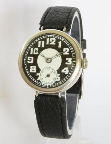 Watch : Gents Antique Silver Trench Watch, 1916 (1 of 6)