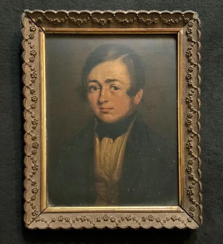 Beautiful Late 18thc Georgian Oil Portrait Painting Of A Young Handsome Chap (1 of 11)