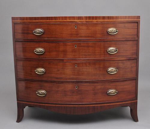 Early 19th Century Mahogany Bowfront Chest from the Georgian Period (1 of 10) Early 19th Century Mahogany Bowfront Chest from the Georgian Period (1 of 10)