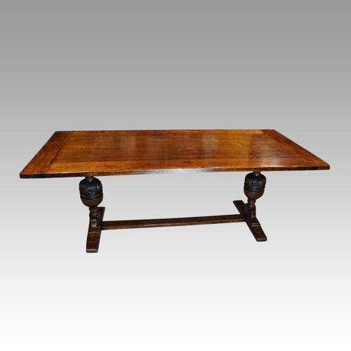 Edwardian Oak Refectory Table (1 of 10)