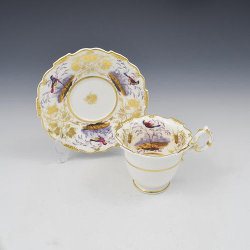 H & R Daniel Shrewsbury Shape Coffee Cup & Saucer Pattern 4237 c.1825 (1 of 1) H & R Daniel Shrewsbury Shape Coffee Cup & Saucer Pattern 4237 c.1825 (1 of 1)