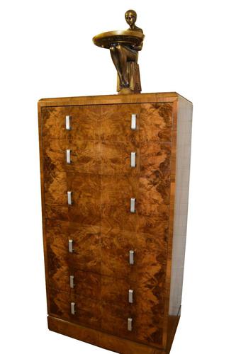 Large Art Deco Six Drawer Chest of Drawers (1 of 12) Large Art Deco Six Drawer Chest of Drawers (1 of 12)