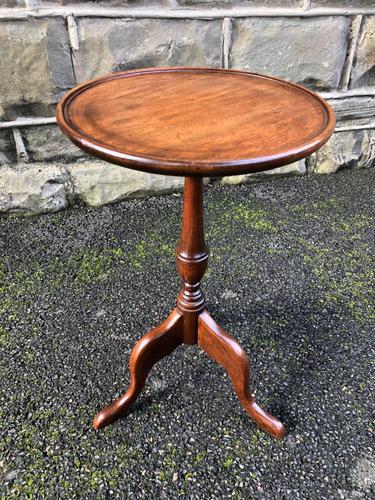 Antique Mahogany Tripod Wine Table (1 of 4)