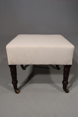 Late Georgian Period Rectangular Stool (1 of 4) Late Georgian Period Rectangular Stool (1 of 4)
