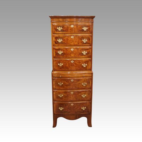 George V Walnut Tallboy (1 of 6)