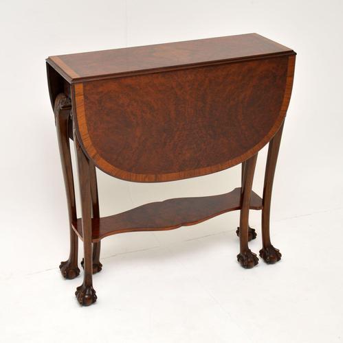 Antique Burr Walnut Drop Leaf Dining Table (1 of 11) Antique Burr Walnut Drop Leaf Dining Table (1 of 11)