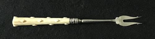 Victorian Silver & Bone Handle Pickle Fork (1 of 6)