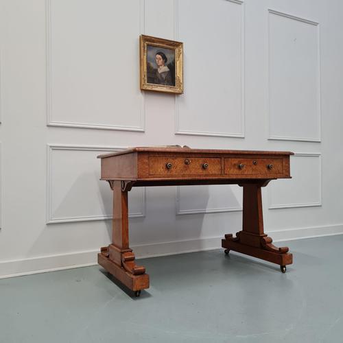 Very Rare Birds Eye Maple Writing Table (1 of 8) Very Rare Birds Eye Maple Writing Table (1 of 8)