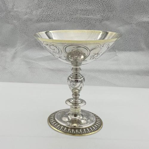 George V Sterling Silver Tazza London 1928 Theodore Rossi (1 of 10)