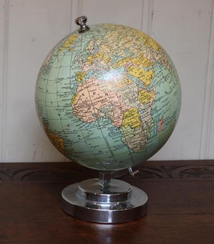 7 Inch  French Terrestrial Globe (1 of 8)