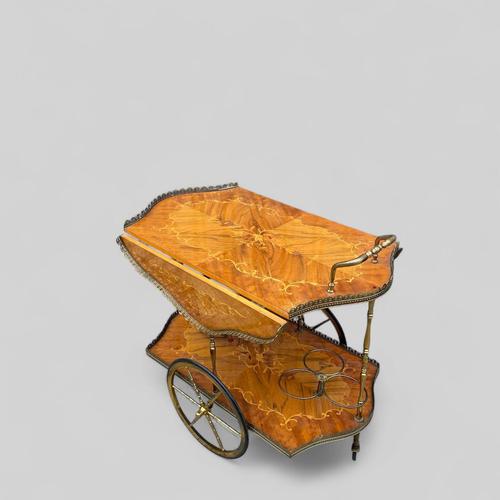 Marquetry Tea Trolley (1 of 13)