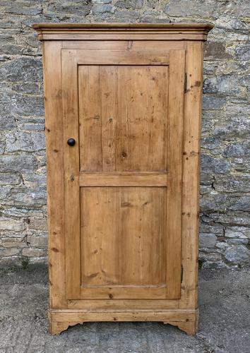 Small Antique Pine Wardrobe (1 of 15)