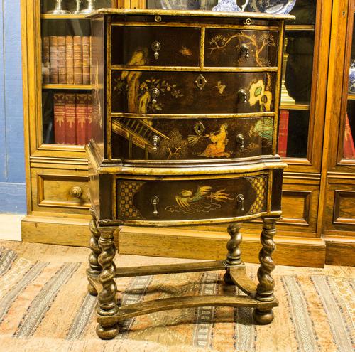Early 20th Century Small Chinoiserie Chest on Stand (1 of 14) Early 20th Century Small Chinoiserie Chest on Stand (1 of 14)