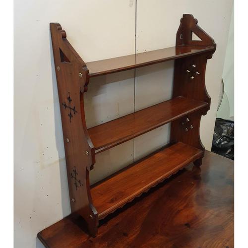 Mahogany Hanging Wall Shelves (1 of 6) Mahogany Hanging Wall Shelves (1 of 6)