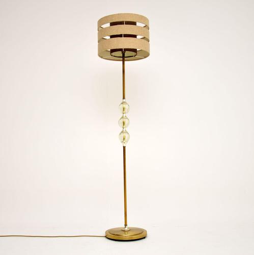 1960’s Vintage Brass & Acrylic Floor Lamp (1 of 7) 1960’s Vintage Brass & Acrylic Floor Lamp (1 of 7)