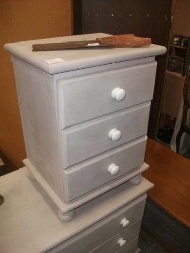 Three Drawer Painted Pine Chest - 803-421 (1 of 1) Three Drawer Painted Pine Chest - 803-421 (1 of 1)