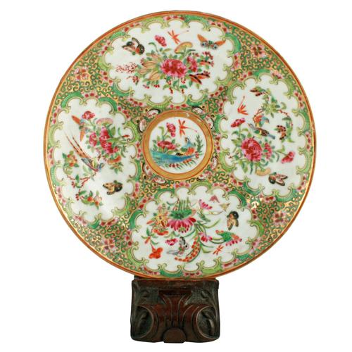 19th Century Chinese Canton Plate (1 of 8) 19th Century Chinese Canton Plate (1 of 8)