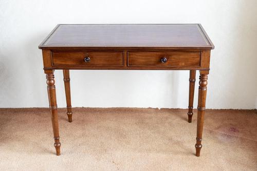 Very Fine George III Mahogany Writing Table with 2 Fitted Drawers (1 of 6)