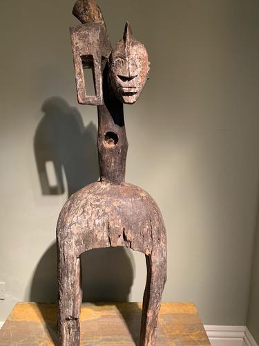 Rare & Old Two Faced Mumuye Sukuru Shoulder Mask (1 of 8) Rare & Old Two Faced Mumuye Sukuru Shoulder Mask (1 of 8)