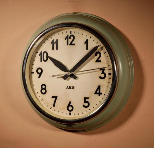 AEG / Peter Behrens Industrial Wall Clock (1 of 7) AEG / Peter Behrens Industrial Wall Clock (1 of 7)